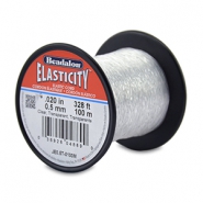 Beadalon filo infilaperle elastico diametro 0.5mm 100 metri trasparente