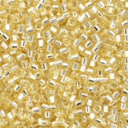 Perline Miyuki Delica 11/0 Silverlined crystal ivory DB-1212