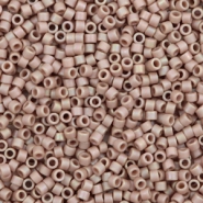 Perline Miyuki Delica 11/0 Opaque glazed frosted rainbow lavender DB-2305