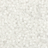 Perline Miyuki Delica 11/0 White lined AB crystal DB-66