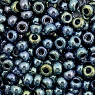 Rocailles Miyuki 6/0 Metallic iris gunmetal 6-456