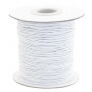 Filo elastico colorato 1 mm bianco