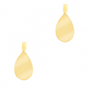 Ciondoli in acciaio inossidabile goccia oro