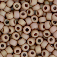 Rocailles Miyuki 6/0 Opaque glazed frosted rainbow lavender 6-4694