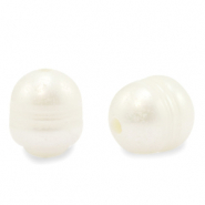 BQ Perle di acqua dolce chicco di riso 12x10mm bianco naturale