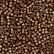 Perline Miyuki Delica 11/0 Duracoat galvanized dark mauve brown DB-1843