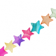 Perline di conchiglia stella multicolore