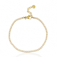 Bracciali in acciaio inossidabile oro-pesca