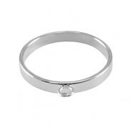 Componenti in acciaio inossidabile anelli con anellino argento