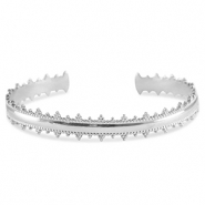 Bracciali in acciaio inossidabile bangle argento