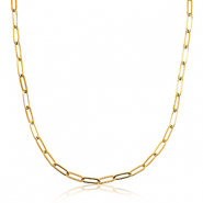 Collane in acciaio inossidabile maglia oro