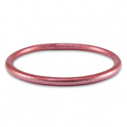 Braccialetti tempio buddista 5mm taglia M rosa peonia