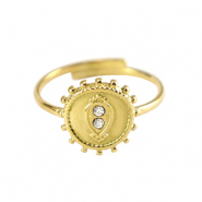 Anelli in acciaio inossidabile oro