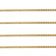 Componenti in acciaio inossidabile catena a rolò grumetta oro