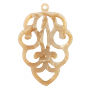 Pendenti in resina marrone sabbia