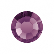 Pietra di nascita Febbraio Preciosa SS16 a fondo piatto (4mm) Amethyst purple