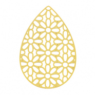 Ciondoli in acciaio inossidabile boh&eacute;mien goccia oro