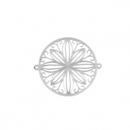 Ciondoli in acciaio inossidabile boh&eacute;mien distanziatore 20mm argento