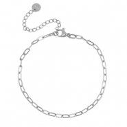 Bracciali in acciaio inossidabile argento