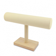Espositore per bigiotteria per bracciali natural-beige