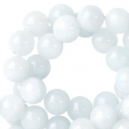 Perline in pietra naturale Marmo 6mm carta da zucchero chiaro