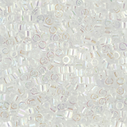 Perline Miyuki Delica 15/0 Crystal AB DBS0056