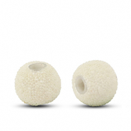 Perline in stile boh&eacute;mien beige