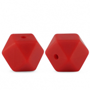 Perline di silicone diamante rosso