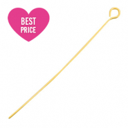 Componenti in acciaio inossidabile chiodino a occhiello 50mm oro