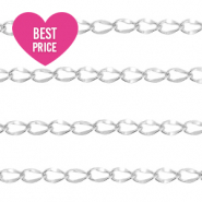 Componenti in acciaio inossidabile catena a rol&ograve; argento