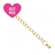 Componenti in acciaio inossidabile allungatrice con goccia oro