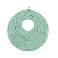 Pendenti in rafia 53mm verde menta