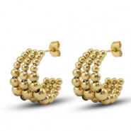 Orecchini in acciaio inossidabile oro