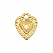 Ciondoli in acciaio inossidabile cuore oro