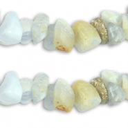 Perline in pietra naturale chips Agata lilac