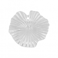 Ciondoli in acciaio inossidabile ninfea argento