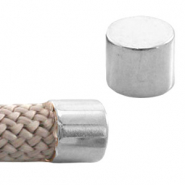 Terminali di metallo DQ &Oslash;10mm argento antico (privo di nichel)