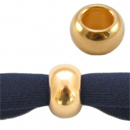 Perline di metallo DQ 9mm oro (privo di nichel)