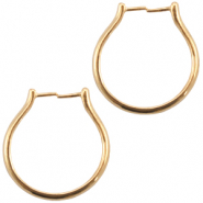 Anello di metallo DQ oro (privo di nichel)