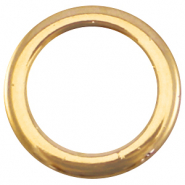 Anellino chiuso di metallo DQ 18mm oro ( privo di nichel )