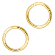 Componenti di metallo DQ anellino apribile 7.5mm oro (privo di nichel)