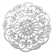 Ciondoli di metallo DQ distanziatore in stile boh&eacute;mien argento antico (privo di nichel)