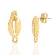 Componenti di metallo DQ perno conchiglia con anellino oro (privo di nichel)