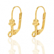 Componenti di metallo DQ monachelle tonde chiuse a molla con fiore oro (privo di nichel)