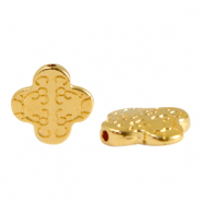 Perline di metallo DQ croce 11mm oro (privo di nichel)