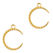 Ciondoli di metallo DQ luna oro (privo di nichel)