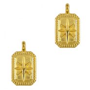 Ciondoli di metallo DQ stella oro (privo di nichel)