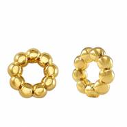Perline di metallo DQ anello separatore Bali 11mm oro (privo di nichel)