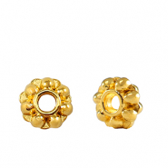 Perline di metallo DQ anello separatore Bali 7mm oro (privo di nichel)