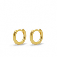 Componenti di metallo DQ Orecchini a cerchio 11mm oro (privo di nichel)